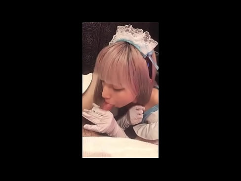 ❤️ Japoniako idoloa [mayuka], neskame frantsesaren mozorroa, 1. zatia, putzua eta ukenduarekin jerk off ❤ Etxeko pornoa gugan ❤